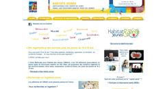 Desktop Screenshot of logement-jeunes.unhaj.org